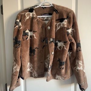 Vintage Bomber Style Sweater/Jacket